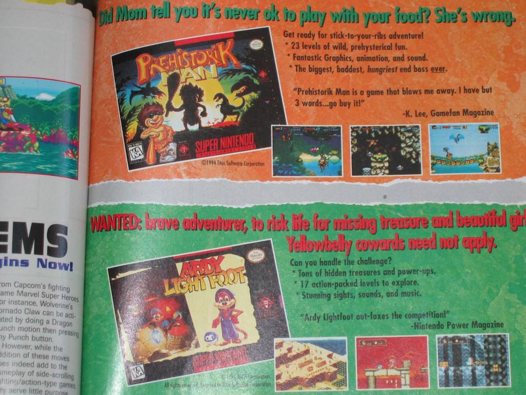 I remember seeing this tantalizing SNES ad in an EGM issue of 1996. A part of me pined for that era of gaming again