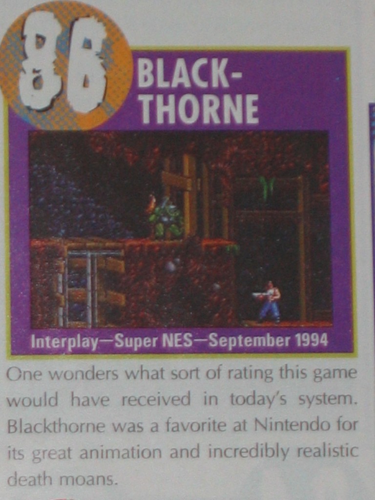 Nintendo Power named it their 86th best Nintendo game of all time (September 1997)